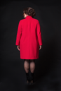 Женское пальто из текстиля с воротником 8001098-4