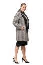 Женское пальто из текстиля с воротником 8012210-2