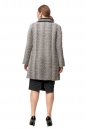 Женское пальто из текстиля с воротником 8012210-3