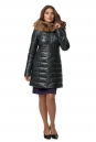 Женское кожаное пальто из натуральной кожи с капюшоном, отделка енот 8013021
