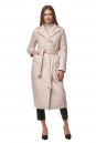 Женское пальто из текстиля с воротником 8013514