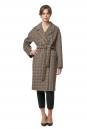 Женское пальто из текстиля с воротником 8013632-2