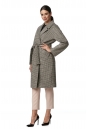 Женское пальто из текстиля с воротником 8013632-5