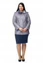 Куртка женская из текстиля с капюшоном, отделка искусственный мех 8014743-2