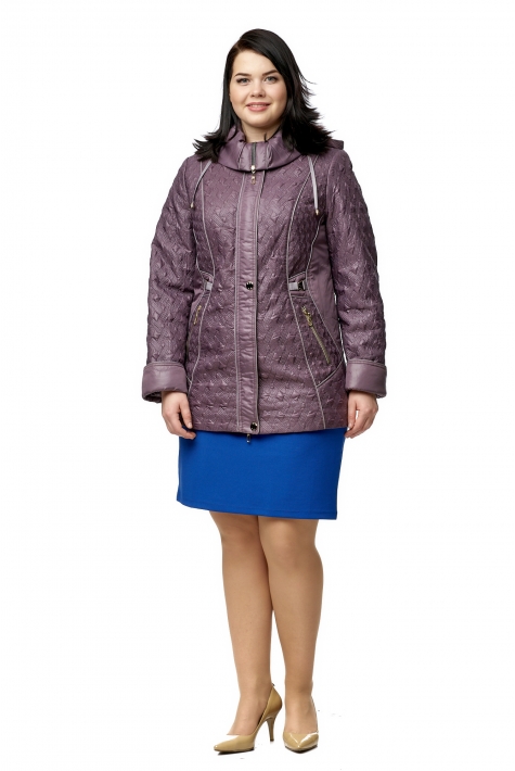 Куртка женская из текстиля с капюшоном 8014770