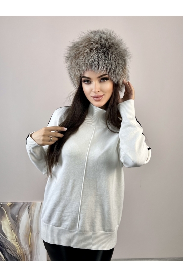 Шапка женская из блюфроста