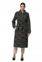 Женское пальто из текстиля с воротником 8016063