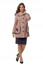 Женское пальто из текстиля с воротником 8016365