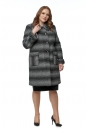 Женское пальто из текстиля с воротником 8016400
