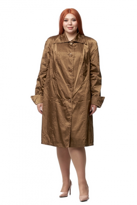 Женское пальто из текстиля с воротником 8016827