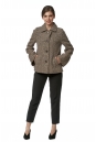 Женское пальто из текстиля с капюшоном 8017791