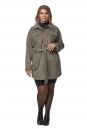 Женское пальто из текстиля с воротником 8019044