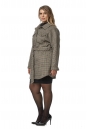 Женское пальто из текстиля с воротником 8019044-2