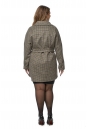 Женское пальто из текстиля с воротником 8019044-3