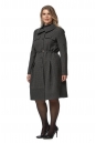 Женское пальто из текстиля с воротником 8019060