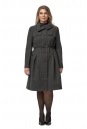 Женское пальто из текстиля с воротником 8019060-2