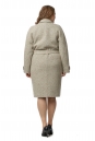 Женское пальто из текстиля с воротником 8019205-3