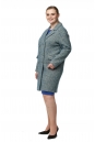 Женское пальто из текстиля с воротником 8019305-2