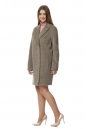 Женское пальто из текстиля с воротником 8019709