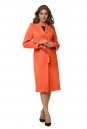 Женское пальто из текстиля с воротником 8019903