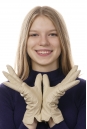 Перчатки женские кожаные 8020191