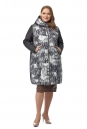 Женское пальто из текстиля с капюшоном 8021480-2