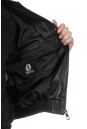 Мужская кожаная куртка из натуральной кожи с воротником 8021498-5
