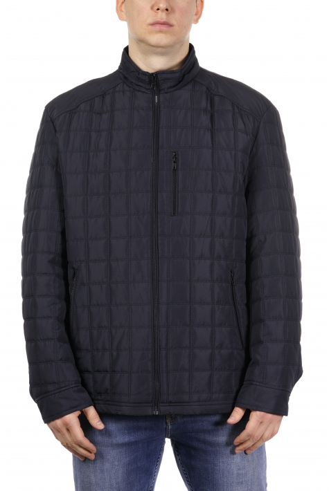 Куртка мужская из текстиля с воротником 8021536