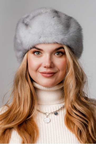 Шапка женская из норки