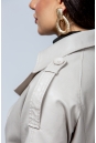 Женское кожаное пальто из эко-кожи с воротником 8023362-5