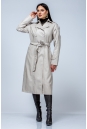 Женское кожаное пальто из эко-кожи с воротником 8023362-8