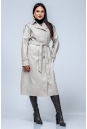 Женское кожаное пальто из эко-кожи с воротником 8023362-9