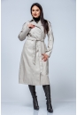 Женское кожаное пальто из эко-кожи с воротником 8023362-10