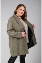 Женское пальто из текстиля с воротником 8023421-2