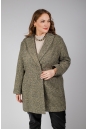 Женское пальто из текстиля с воротником 8023421-5