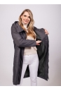 Женское пальто из текстиля с капюшоном 8023440-4