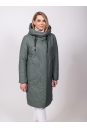 Женское пальто из текстиля с капюшоном 8023448-6