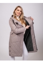 Женское пальто из текстиля с капюшоном 8023449-9
