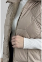 Текстильный жилет женский с капюшоном 8024087-5